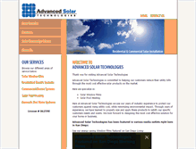 Tablet Screenshot of advancedsolartechnologies.com